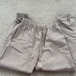 Brandy Melville Light Tan Sweatpants